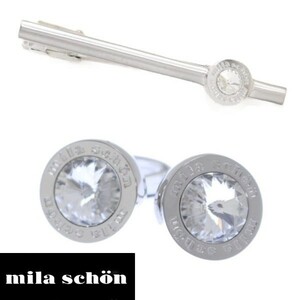 スワロフスキー セット mila schon ミラ ショーン カフス カフスボタン ブランド