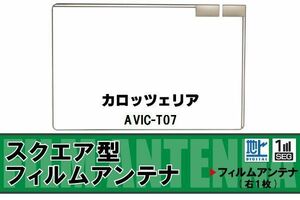 地デジ カロッツェリア carrozzeria 用 フィルムアンテナ AVIC-T07 対応 ワンセグ フルセグ 高感度 受信 高感度 受信