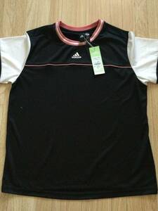 adidas★レディーススポーツ半袖シャツ／サイズＬ〈新品タグ付き〉