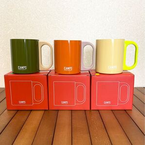 CAMPS キャンプス ステンレス製マグカップ 220ml 3色セット