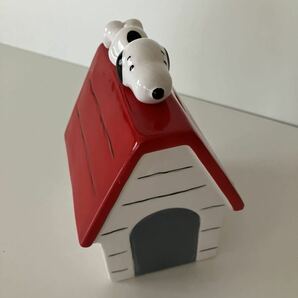 PEANUTS(ピーナッツ)/貯金箱 ハウス スヌーピー/SNOOPY/陶器製バンクの画像5