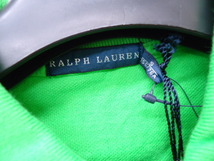 【KCM】ralph-58-S■新品■【RALPH LAUREN/ラルフローレン】THE SKINNY POLO　レディース　半袖ポロシャツ　S　グリーン_画像4