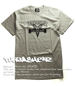 Thrasher Magazine (US企画) Tシャツ スラッシャー Skategoat T-Shirt Grey スケボー SKATE SK8 スケートボード