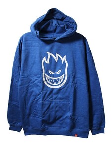 Spitfire (spito fire ) Youth Kids Parker pull over Bighead Youth Pullover Hoodie Royal/White skateboard SKATE SK8