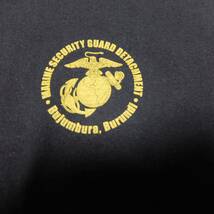 MARINE SECURITY GUARD DETACHMENT 半袖Ｔシャツ Ｌ ブルンジ 中古_画像4