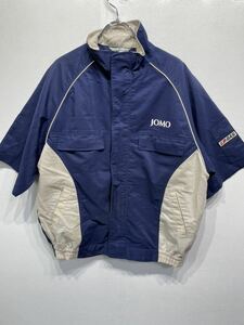 JOMO/ Japan Energie short sleeves working clothes navy blue / navy XL corresponding gasoline stand rare uniform Uni Home company member . industry member G1162