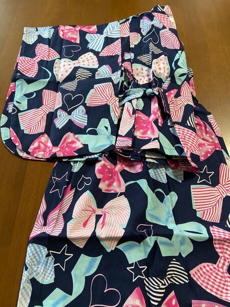 可愛い メゾピアノみたいな 2way 浴衣 100サイズ(新品、未使用)