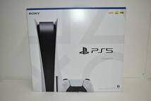 25Ldd 【中古品】 SONY PlayStation5 CFI-1000A ディスクドライブ搭載モデル PS5 ソニー プレステ プレイステーション５ 本体 コントローラ_画像1