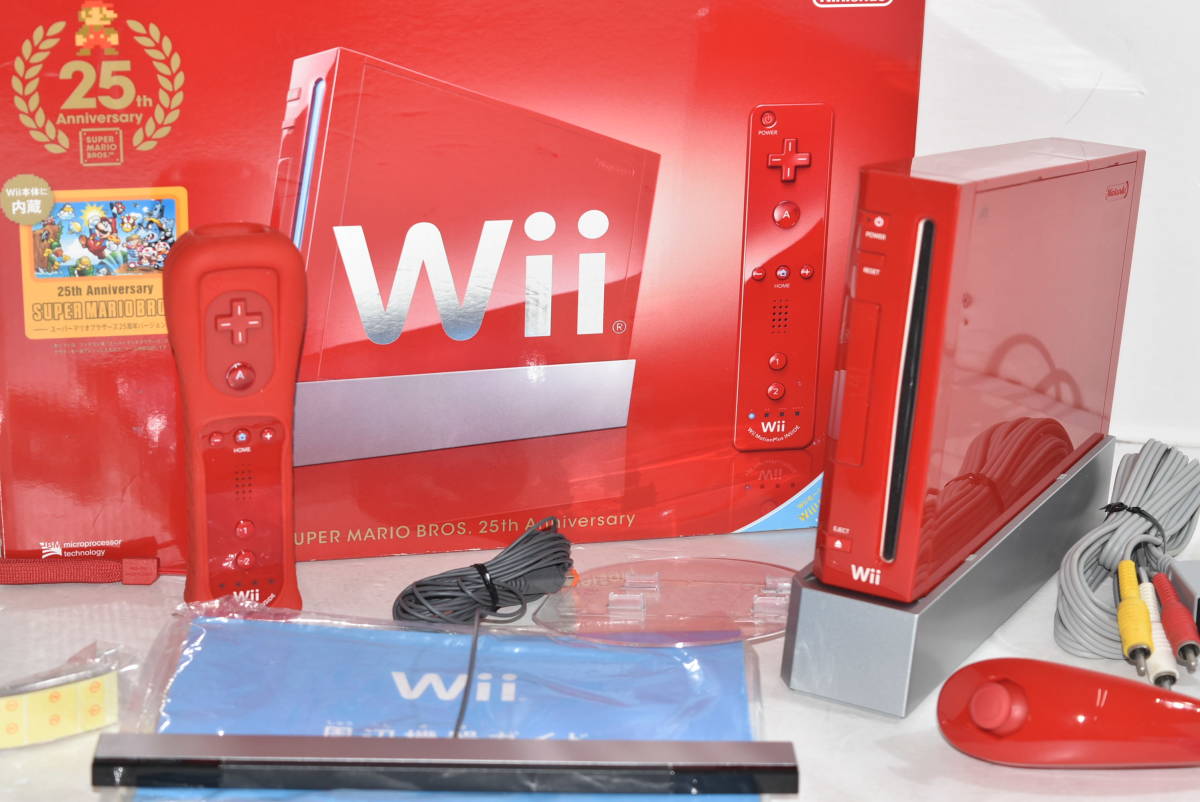 大勧め Nintendo Wii 赤 25周年仕様 フィットプラス ecousarecycling.com