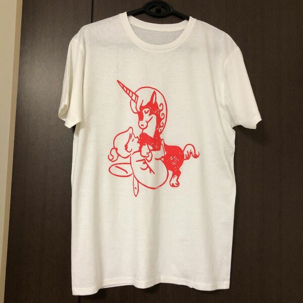 新品ユニコーン プリント プリントTシャツ Tシャツ