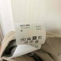 新品 未使用 サイズ3 mando Tencel Linen Sarrouel Pants Khaki マンド テンセル リネン サルエル パンツ カーキ_画像4