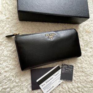 【期間限定価格】227 PRADA プラダ L字ファスナー 長財布