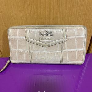ラウンドファスナー長財布 COACH 長財布