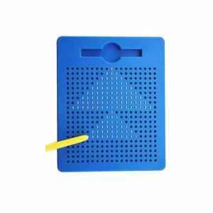 マグタブ 知育玩具 マグネットタブレット 子供おもちゃ 大人 ストレス解消 磁石　教育　ゲーム ボード 380個　ブルー