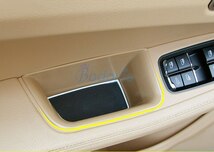 ポルシェ マカン 2014-2018 ドアホルダー 収納 ボックス トレイ インテリア 整理 車 内装 アクセサリー_画像3