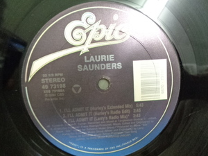 LAURIE SAUNDERS/I'LL ADMIT IT/4394