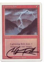 稲妻/Lightning Bolt　　Christopher Rush　サイン入り_画像1