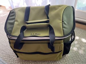 llbeanソフトクーラーバッグ ソフトクーラー廃盤で色も素敵なカーキ色でキャンプにも買い物にも似合います