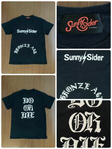 Sunny C Sider×BRONZE AGEコラボ ブラックTシャツ サニーシーサイダー×ブロンズエイジ オールドスケート dogtown powell Santa zorlac