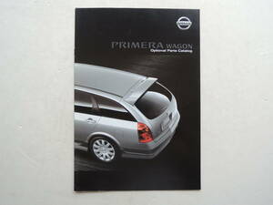 [ option catalog only ] Primera Wagon option catalog 3 generation P12 type series previous term 2001 year 11P Nissan catalog 