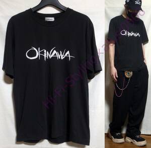 即決 80s ～ 90s OKINAWA Vintage Tee Black オキナワ 沖縄 90年代 シングルステッチ ヴィンテージ Tシャツ 黒 希少 レア物 美品