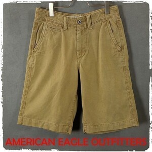 AE12 AMERICAN EAGLE ショートパンツ サンドベージュ AEO US古着 アメリカンイーグル ハーフパンツ