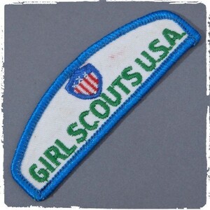 VC133 GIRL SCOUTS U.S.A. ガールスカウト ワッペン パッチ ロゴ エンブレム アメリカ 輸入雑貨 刺繍