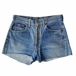 ビンテージ LEVIS 501 ビッグE デニム カットオフ ショーツ 30 リーバイス 60s70s