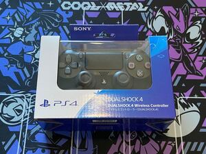 【未開封】PS4 ワイヤレスコントローラー(DUALSHOCK4) ジェット・ブラック CUH-ZCT2J