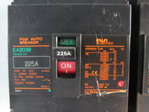 FUJI遮断器ノーヒューズブレーカー EA203B 3P 50/60Hz Ui AC690V DC250V Ue AC550V DC250V Uimp 8kV 225A*1個 200A*1個_画像2