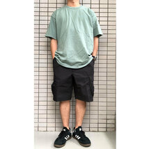 LOS ANGELES APPAREL　8.5oz ロサンゼルスアパレル 半袖 Tシャツ XL サイズ　 アトランティックグリーン Binding Garment Dye MADE IN USA_画像3