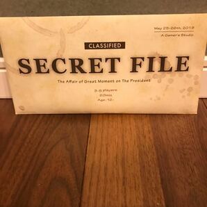 SECRET FILE シークレット　ファイル