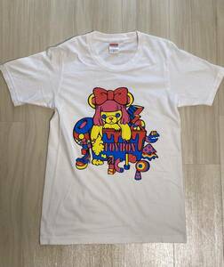 きゃりーぱみゅぱみゅ2014年「ピカピカふぁんたじんツアー」オフィシャルツアーTシャツ■Sサイズ■ユナイテッドアスレ■白半袖ライブ邦楽