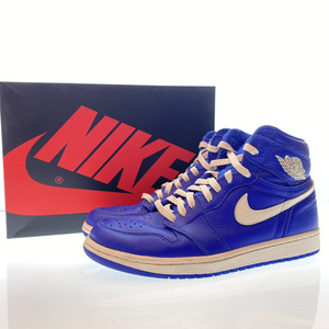 ▲ NIKE ナイキ AIR JORDAN 1 RETRO HIGH エアジョーダン 1 レトロ ハイ HYPER ROYAL ハイパー ロイヤル ブルー 青 555088-401 104