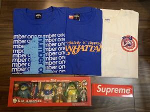 anything off bowery Tee Tシャツ set alife kid america aaron エーロン フィギュア supreme シュプリーム box ステッカー 付