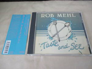 ROB MEHL Taste And See ‘09(original ’80) 世界初ＣＤ化 完全限定プレス盤 Hawaii～LA産AOR 