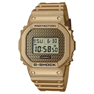 カシオCASIO G-SHOCK Gショック ジーショック カーボンコアガード構造 付替えベルト ゴールド DWE-5600HG-1JR【国内正規品】