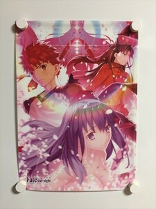 A57765 ◆劇場版　Fate/stay night A3サイズ クリアポスター 送料350円 ★5点以上同梱で送料無料★