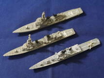 1/1250F-toys・ucc/陸・海・空コレ〃DDH-143/しらね・DDG-174/きりしま・DD-101/むらさめ〃3隻セットジャンク扱い★_画像1