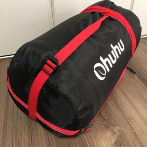 Ohuhu 2人用 寝袋 封筒型 ダブルサイズ シュラフ スリーピングバッグ