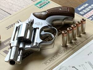 S&W M60 STAINLESS MODEL・コクサイ No168 S&W M60 .38 SPECIAL CHIEFS SPECIAL 2in チーフスペシャル・純正グリップアダプター付き 