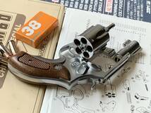 S&W M60 STAINLESS MODEL・コクサイ No168 S&W M60 .38 SPECIAL CHIEFS SPECIAL 2in チーフスペシャル・純正グリップアダプター付き _画像6