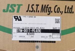 JST SYM-001T-P0.6(N) SMピンコンタクト(SYM-/RCY共用)連鎖状8500個/53ΦREEL