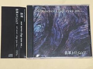 ◆ 翡翠 HISUI CD 「not never clap eyes on…」　 ステッカー付き　V系 摩天楼　感染DESPAIR