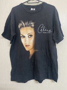 90'S 当時物　セリーヌディオンTシャツ　ヴィンテージ　サイズL タイタニック　映画Tシャツ　 USA製　MADONNA SADE