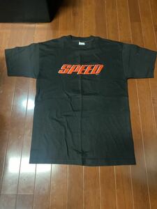 90'S 当時物　映画SPEED Tシャツ　ヴィンテージ　サイズL USA製　コピーライト　ブラック　映画スピードT シャツ　ムービーT