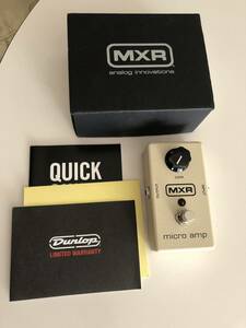 MXR Micro Amp M133 マイクロアンプ　Made in USA レア