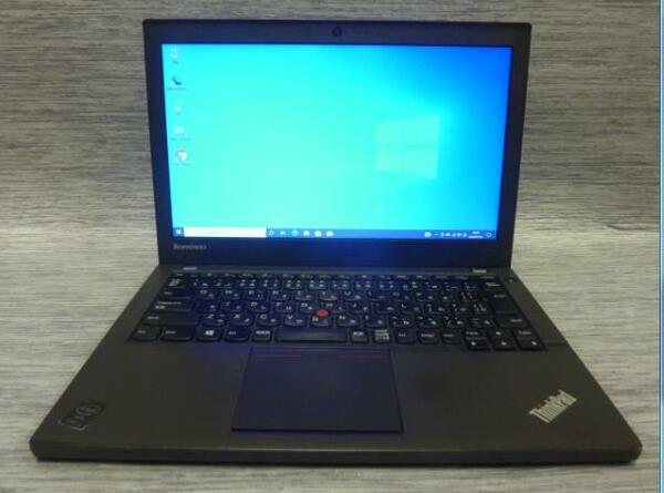 ★Win7・10 選択可 12.5” Lenovo ThinkPad X240 20AL-00FDJP ★ 第4世代 Core i3-4030U 1.9GHz/4GB/500GB/無線/カメラ/リカバリ-作成/1668