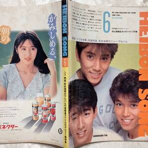 HeiBon Song 平凡1984年6月号付録 竹内まりや、佐野元春、松田聖子、中森明菜、近藤真彦、安全地帯、田原俊彦、郷ひろみ、チェッカーズ他