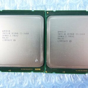 1LWC // 2個セット(同ロット) Intel Xeon E5-2680 2.7GHz SR0KH Sandy Bridge-EP C2 Socket2011(LGA) MALAY//HP ProLiant DL360p Gen8 取外の画像1